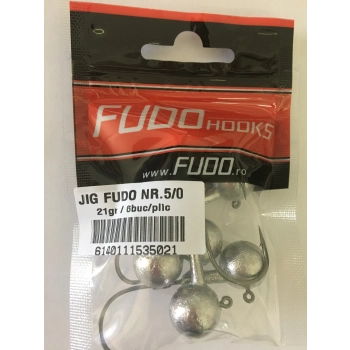 GŁÓWKA JIGOWA FUDO HOOKS #5/0 21 GR 6 SZTUK