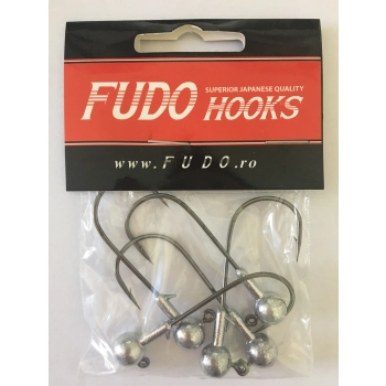 GŁÓWKA JIGOWA FUDO HOOKS #6/0 09 GR 5 SZTUK