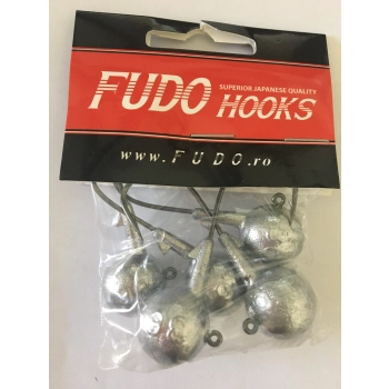 GŁÓWKA JIGOWA FUDO HOOKS #6/0 40 GR 5 SZTUK