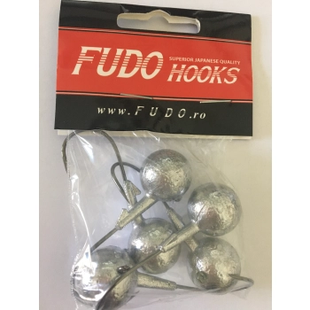 GŁÓWKA JIGOWA FUDO HOOKS #6/0 44 GR 5 SZTUK